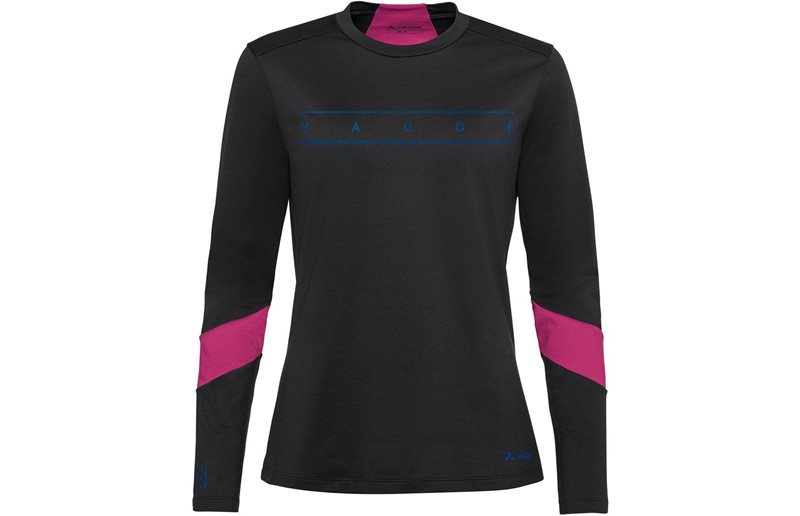 Vaude Cykeltröja Dam Qimsa Ls Logo Shirt Black