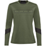 Vaude Cykeltröja Dam Qimsa Ls Logo Shirt Cedar Wood