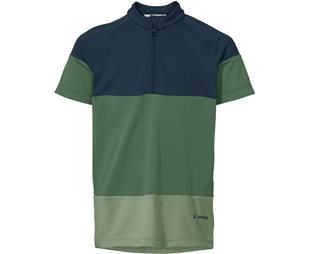 Vaude Cykeltröja Barn Qimsa Shirt Black/Neon Yellow