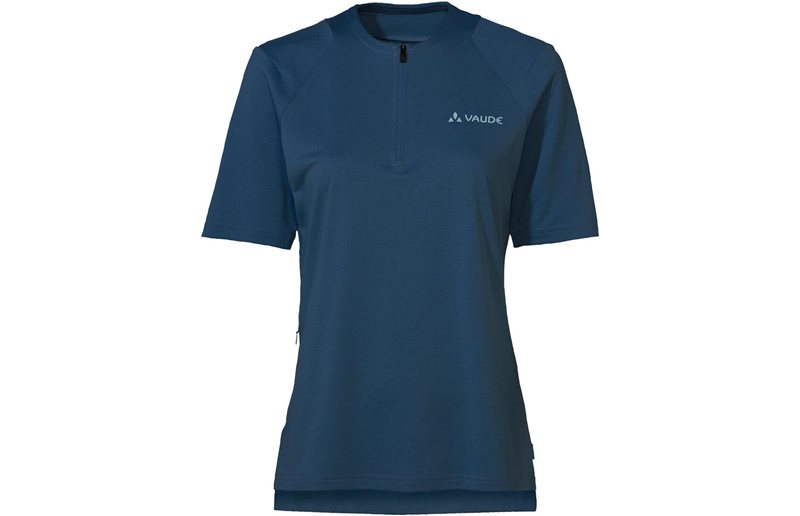 Vaude Pyöräilypaita W Tremalzo Q-Zip Shirt Dark Sea
