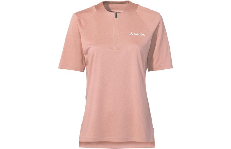 Vaude Pyöräilypaita W Tremalzo Q-Zip Shirt Soft Rose