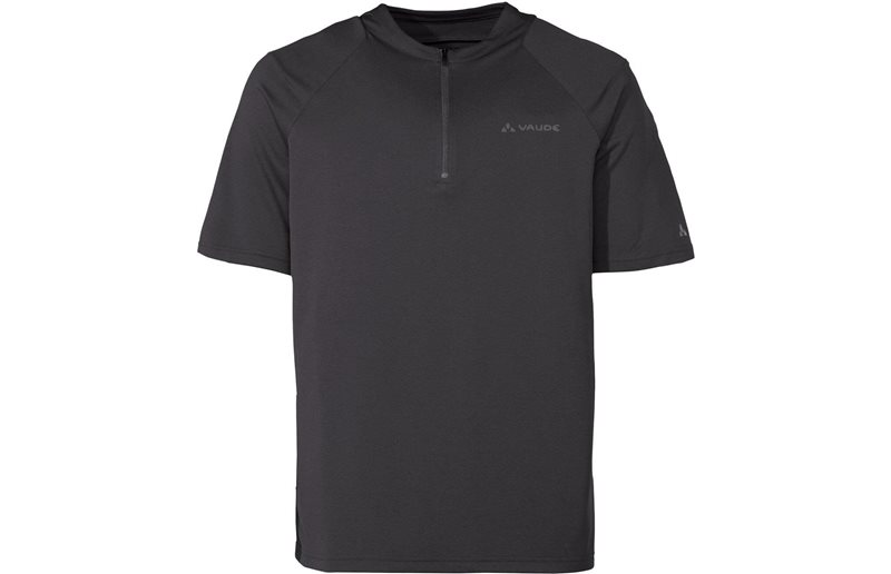Vaude Pyöräilypaita M Tremalzo Q-Zip Shirt Phantom Black