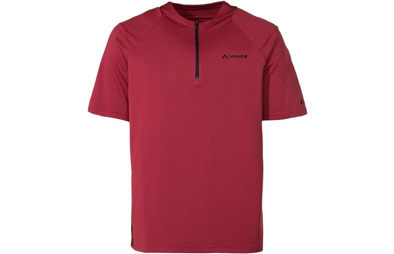 Vaude Pyöräilypaita M Tremalzo Q-Zip Shirt Carmine