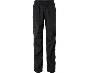 Vaude Pyöräilyhousut W Yaras Rain Zip Pants Iv Black
