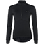 Vaude Pyöräilypaita W Kuro Halfzip Ls Tricot Black