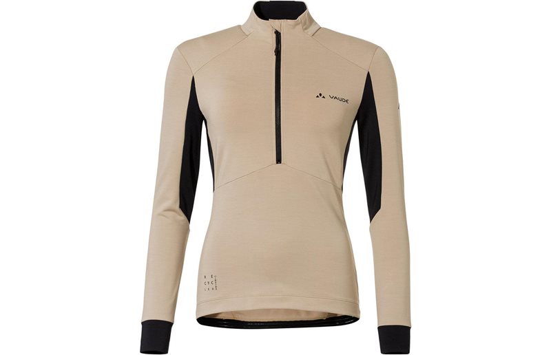 Vaude Pyöräilypaita W Kuro Halfzip Ls Tricot Linen