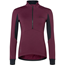 Vaude Cykeltröja Dam Kuro Halfzip Ls Tricot Cassis