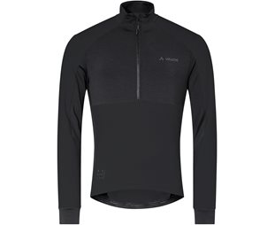 Vaude Pyöräilypaita M Kuro Halfzip Ls Tricot Black