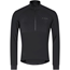 Vaude Pyöräilypaita M Kuro Halfzip Ls Tricot Black