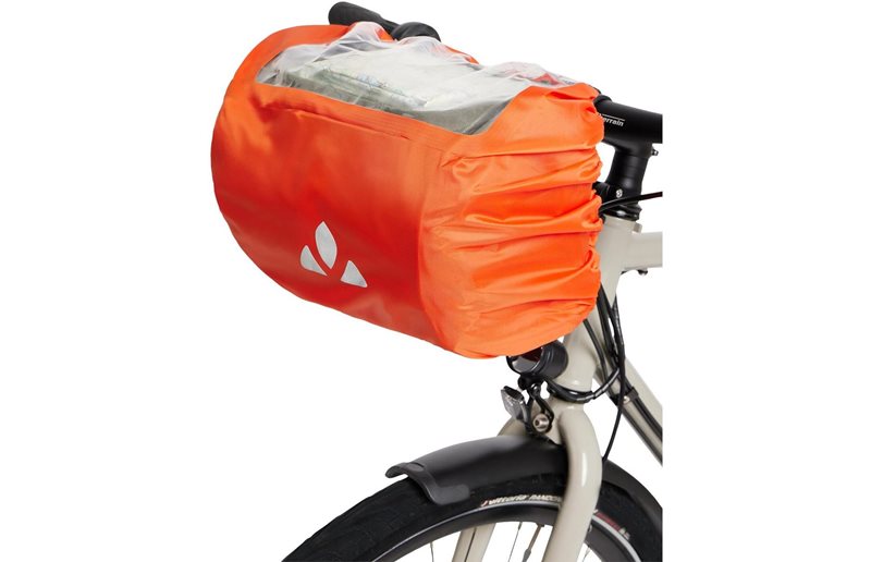 Vaude Ohjauslaukku Raincover For Handle Bar Bag Orange