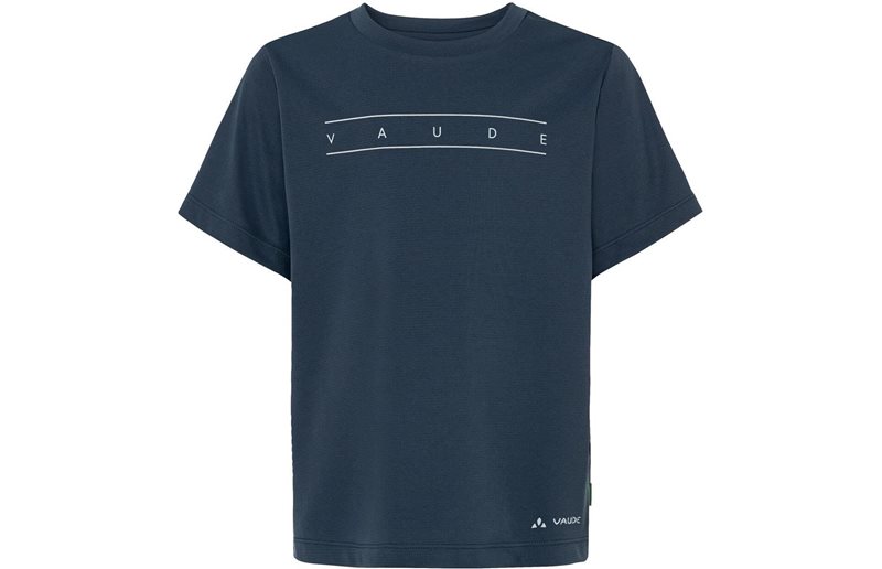 Vaude Pyöräilypaita Lapset Vaude Pyöräilypaita Print T-Shirt Dark Sea