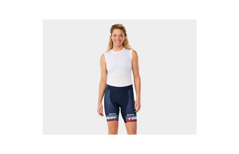 Santini Cykelbyxor Trek Factory Racing Women's CX Team Replica Dark Blue