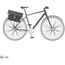 Ortlieb Sivulaukku Twin-City Urban QL2.1 Pepper