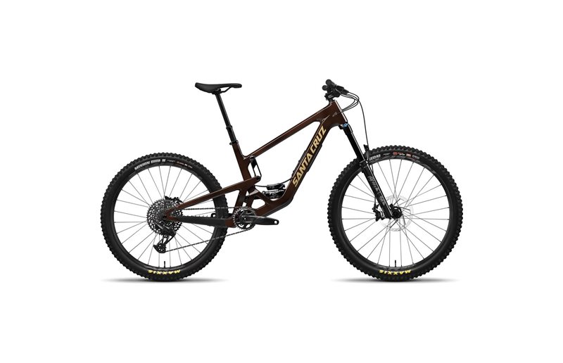 Täysjousto maastopyörä Santa Cruz Bronson 5 C S Translucent Root Beer