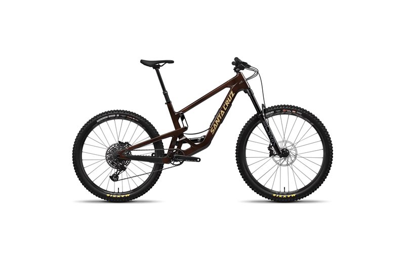 Täysjousto maastopyörä Santa Cruz Bronson 5 C R Translucent Root Beer