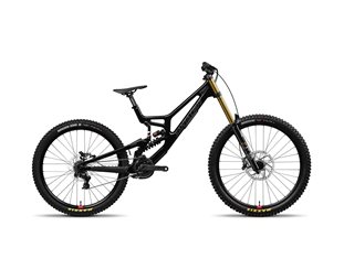 Täysjousto maastopyörä Santa Cruz V10.8 DH X01 Gloss Black Sparkle