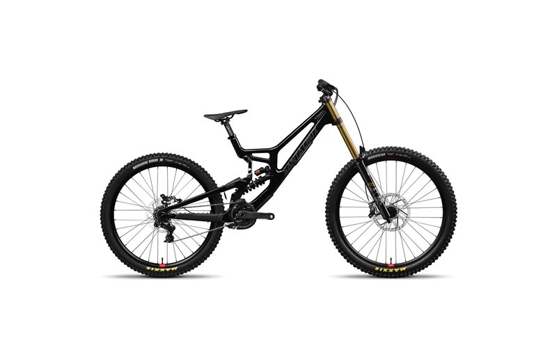 Täysjousto maastopyörä Santa Cruz V10.8 DH X01 Gloss Black Sparkle