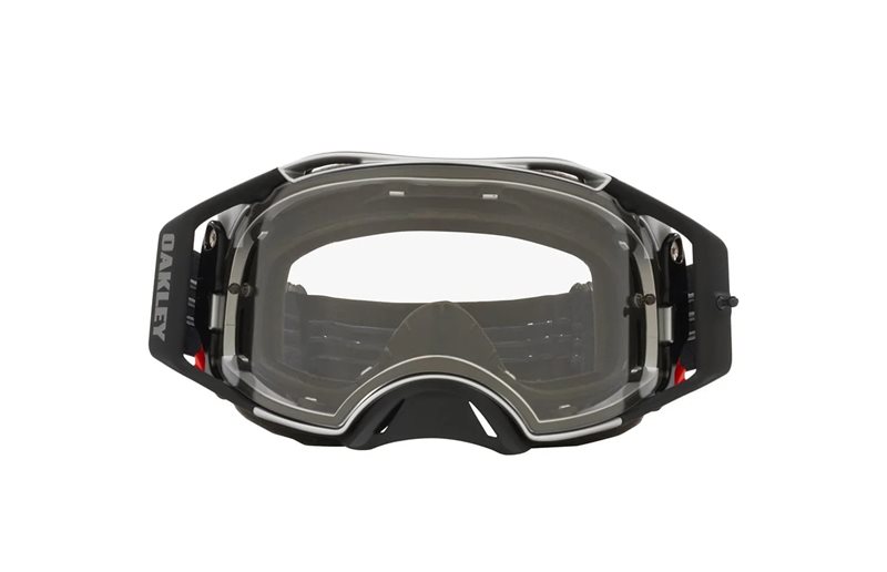 Oakley Goggles MX Airbrake Tuff Blocks Gunmetal Black Clear Black