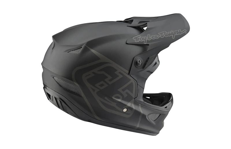Full Face kypärä Troy Lee Designs D3 Fiberlite Mono Black