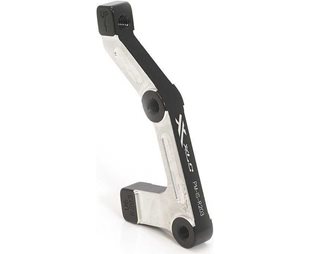 XLC Skivebremseadapter BR-X26 Bak Sølv/Svart