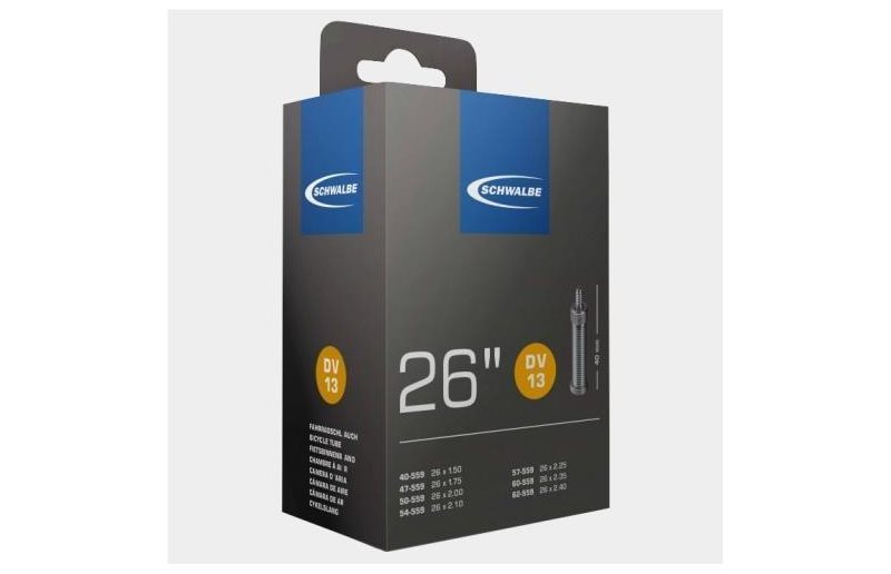 Sisärengas Schwalbe DV13 40/62-559 DV Dunlop/Perusventtiili 40mm - Schwalbe DV13 40/62-559 Pyöräventtiili 40mm