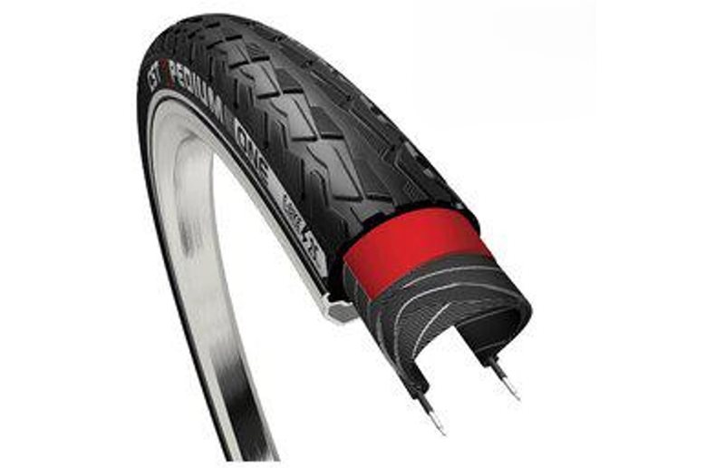 Cykeldäck CST Xpedium 700x38C 40-622 Punkt.Skydd1 Svart/Refl.