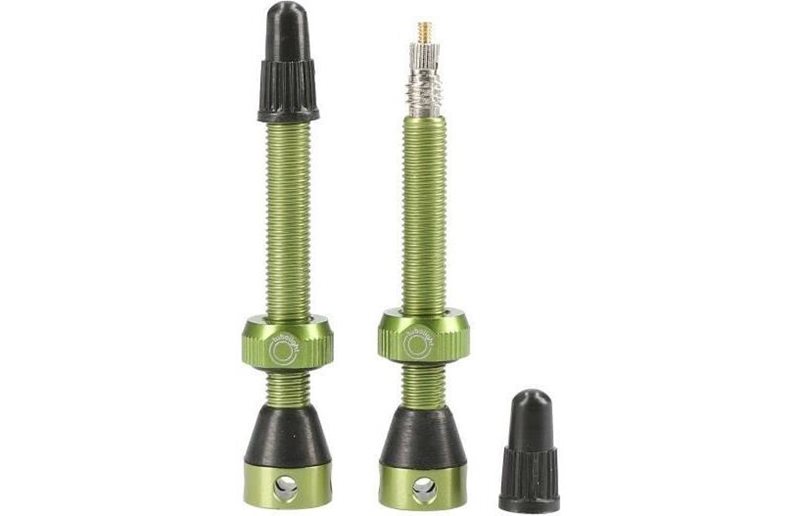 TUBOLIGHT Tubeless-venttiili Käyttöön Insertin Kanssa - 50 mm Vihreä
