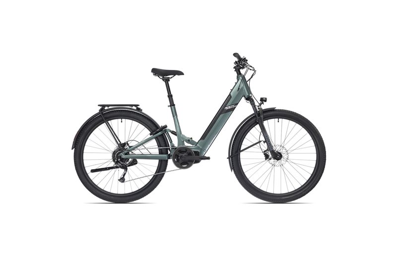 Rock Machine Elcykel Hybrid Crossride e450 FS Touring Ocean Grey/Black