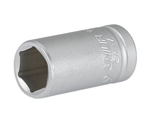 UNIOR Socket Point 1/4" 9mm Hopea