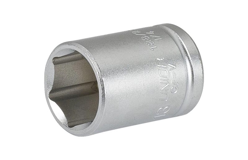 UNIOR Hylsa Socket Point 1/4" 13mm Silver