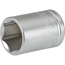 UNIOR Hylsa Socket Point 1/4" 13mm Silver