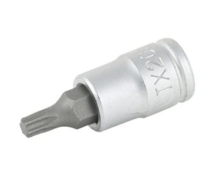 UNIOR Skrujern Screwdriver Socket 1/4" TX20 Sølv