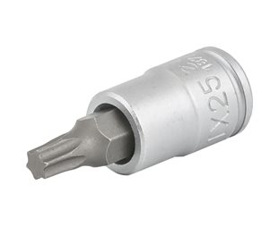 UNIOR Ruuvimeisseli Screwdriver Socket 1/4" TX25 Hopea