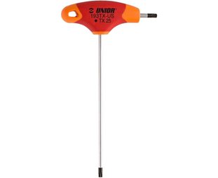 UNIOR Skruetrækker T-Handle Torx Wrench TX15 Rød/Orange