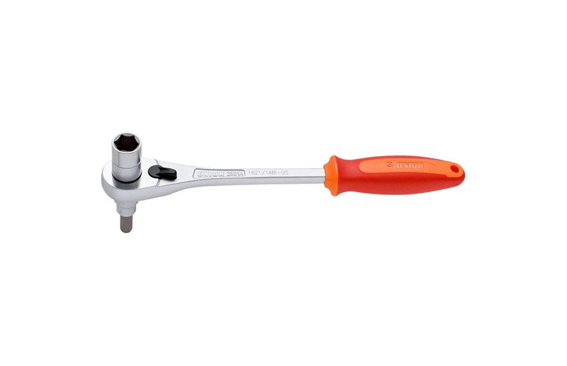 UNIOR Ratchet Wrench 8mm Hex/14mm Punainen/Oranssi