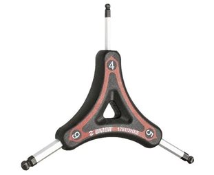 UNIOR Y Ballend Hex Wrench 4 x 5 x 6mm Musta
