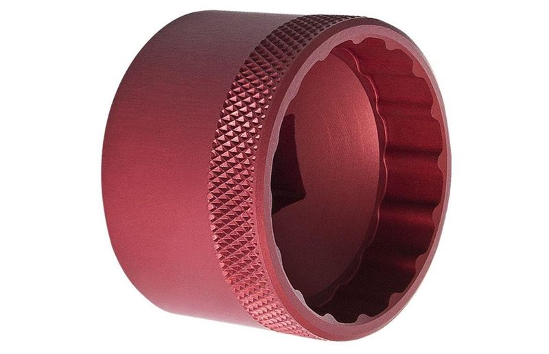 UNIOR Vevlagerverktyg Bottom Bracket Socket BB9000 Röd