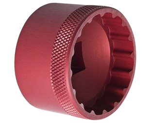 UNIOR Bottom Bracket Socket BBR60 Punainen