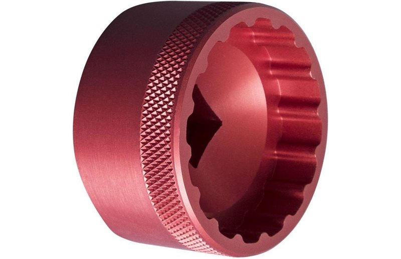 UNIOR Bottom Bracket Socket 16-notch Punainen