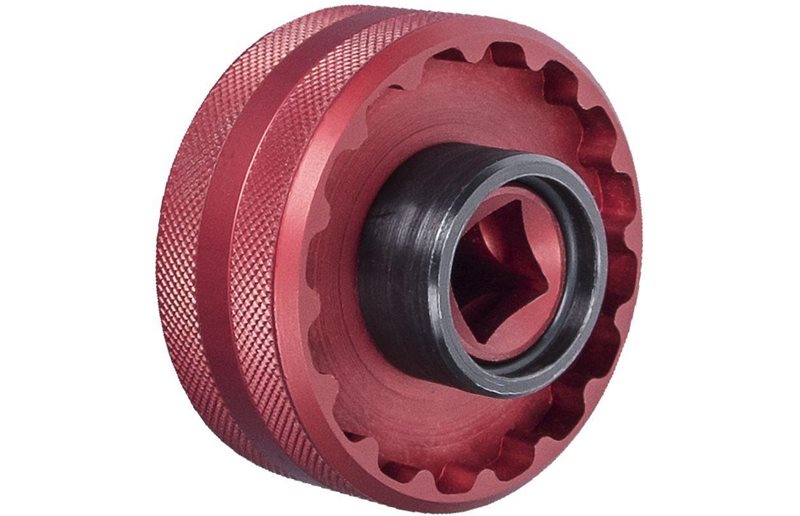 UNIOR Bottom Bracket Socket T47 Punainen