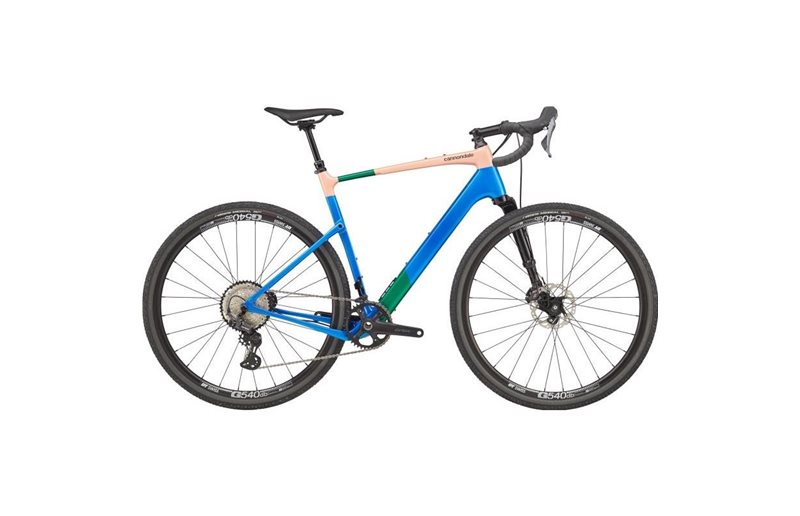 Gravel pyörä Cannondale Topstone Carbon 2 Lefty Electric Blue