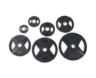 Master Fitness Painolevyt kumipäällysteiset Nero Rubber Plate
