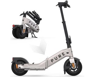 Elsparkcykel Pure Advance Flex EU Platinum Silver