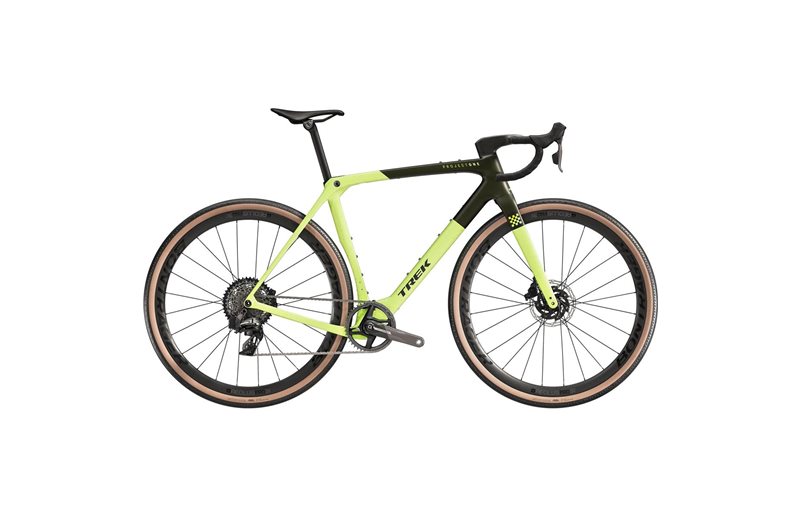 Trek Gravel Bike Checkmate SLR 7 AXS Olive Drab/Glowstick