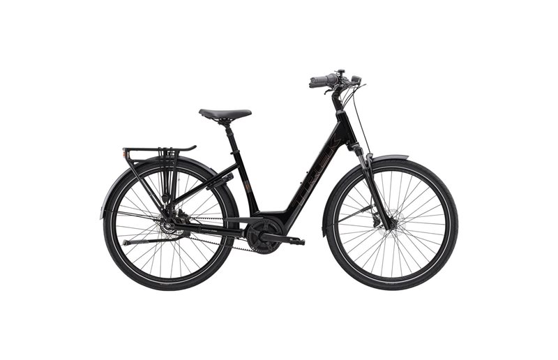 Trek Elcykel Hybrid District+ 2 Belt Lowstep Trek Black