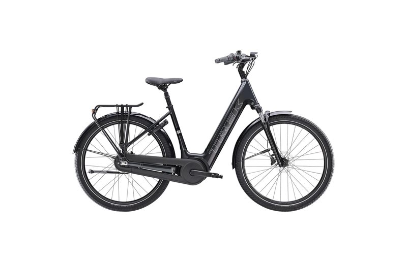 Trek Elcykel Hybrid District+ 3 Lowstep 545Wh Lithium Grey