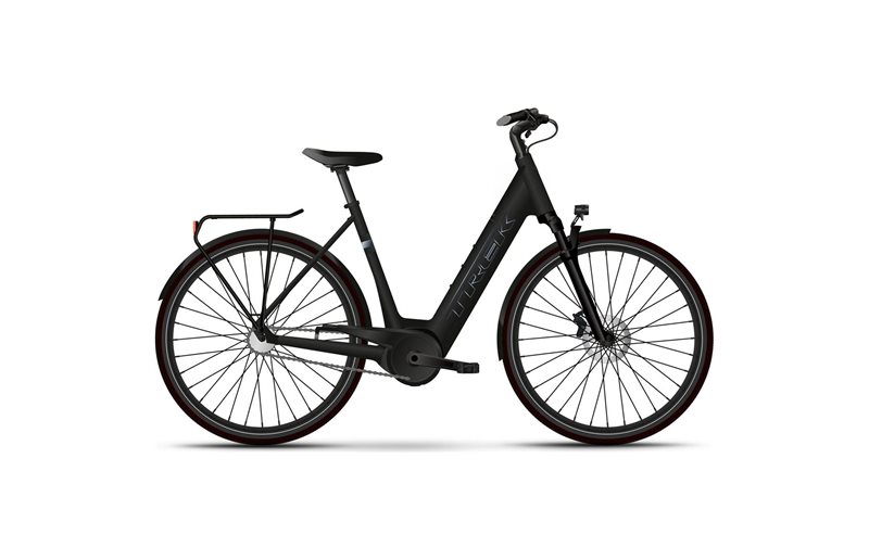 Trek Elcykel Hybrid District+ 4 Guard Lowstep 545Wh Trek Black Satin