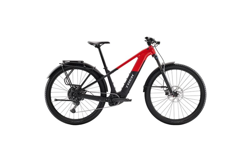 Trek El MTB Powerfly+ 4 Equipped Gen 5 Gloss Radioactive Red/Matte Dark St