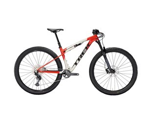 Trek Heldämpad MTB Supercaliber SL 9.6 Gen 2 Lunar Silver/Lava Red