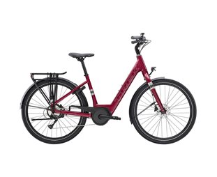 Trek Elcykel Hybrid Verve+ 1 Lowstep Matte Rage Red